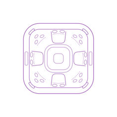 Fixture Types Jacuzzi Outline Icon Svg Set, Free Vectors File